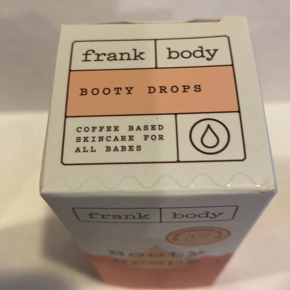 FRANK BODY Booty Drops Firming Body Oil 1.0 oz $18 CLEAN BEAUTY NIB